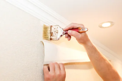Pose de papier peint à Anse — revêtements muraux et toiles de verre